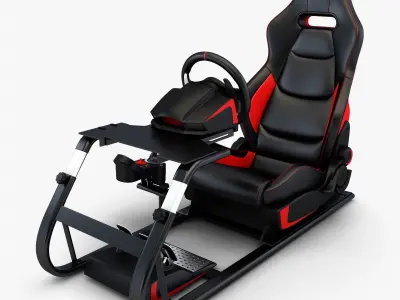 Racing Game Simulator v 2 3D model