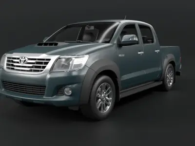 toyota hilux 3d  3D model