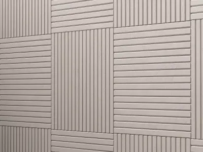 Plaster Wall Panel 3D model