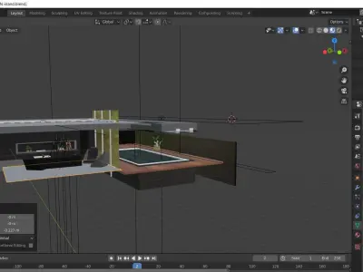 Modern Kitchen Free 3D model