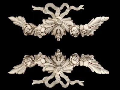 Classic carved 017 3D model