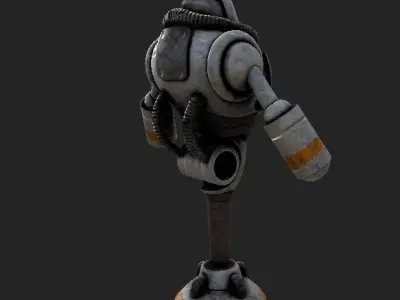 Dummy Robot Low-poly 3D model