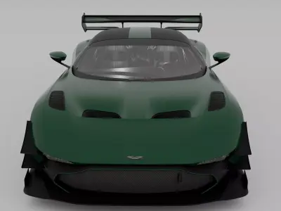 Aston Martin VULCAN 3D model by Flostudio