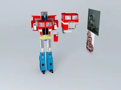Unfinished optimus prime model Free 3D model