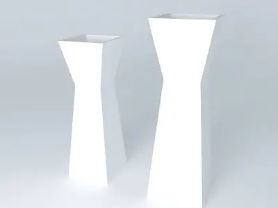 vase, glass Free 3D model