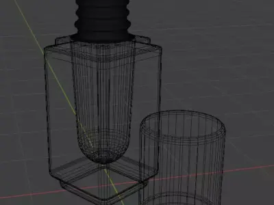 Perfume oil bottle 3D model