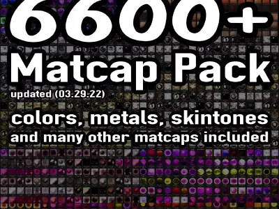 Ultimate Matcap Bundle - Complete Eddition Texture