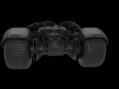 Batmobile  3d Printed 3D print model