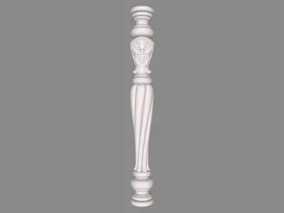 Pillar 007 3D Model 3D print model 3D print model