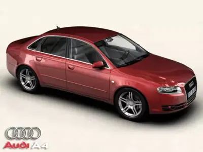 Audi A4 Sedan 2005 3D model