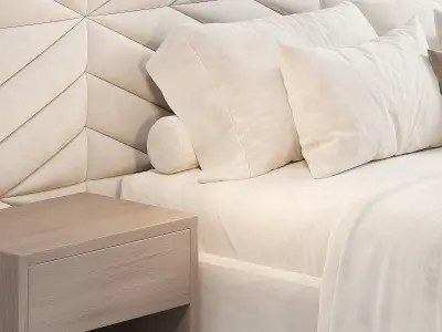 Colorado Bed Low-poly 3D model