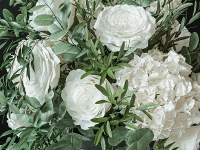 Flower Set 038 Big Bouquet 3D model