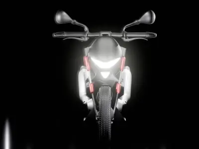 3D Motorcycle Model 3D model