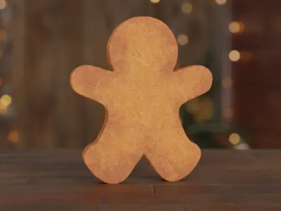 Gingerbread Man 3D model