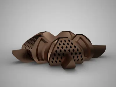 Lotus Flower Ornament 3D print model