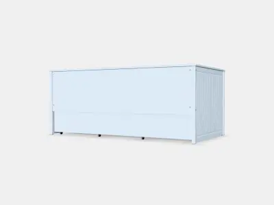 HEMNES Daybed frame with 3 drawers Low-poly 3D model