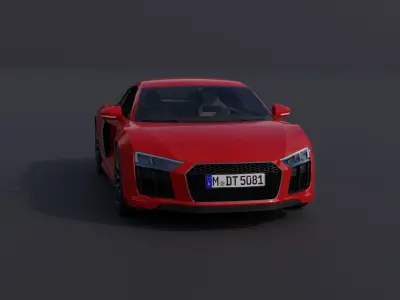 Generic Sports Car 3 Low-poly 3D model