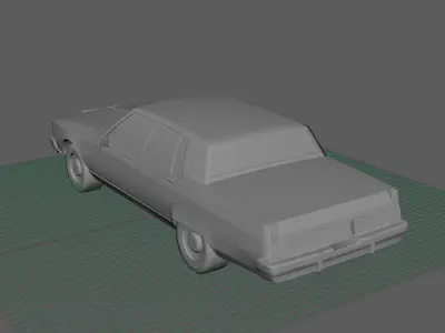Oldsmobile regency Low-poly 3D model