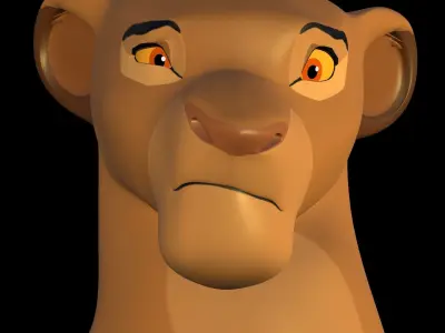 Sarabi Lion King Model Low-poly 3D model