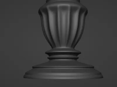 Planter finial 3D print model
