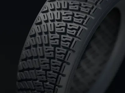 Rally tyre  3D model