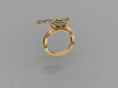 FASION RING 3D model 13