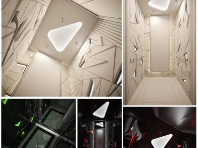 Babooteh Elevator 3D model