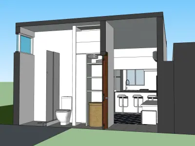 proyecto ampliacion vivienda Free 3D model