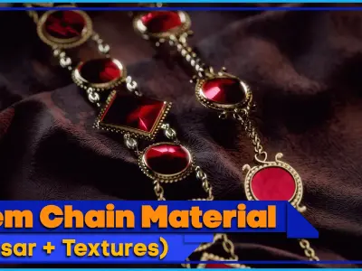 Gem Chain Material Texture