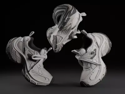 10XL Sneakers Balenciaga Fall 24 3D model