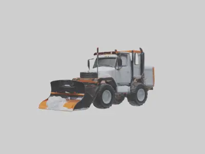 Snowplow Truck model 3D model