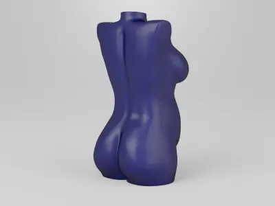 Female torso 2 3D print model