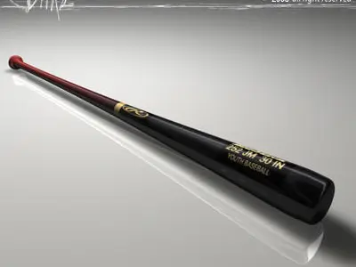 Baseball bat 3D model