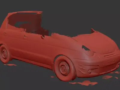 Chevrolet Daewoo Matiz 3D Scan 3D model