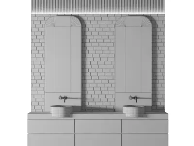 Luxury Bathroom 142 3D model