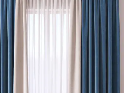 Set 42 Curtains 3D model