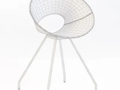 Colico DIVA Technopolymer Chair 3D model