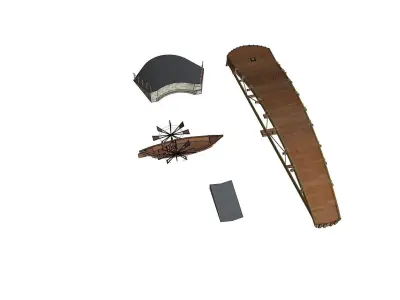 BRIDGE PuentE Reflex CITY  STONE 3D print model