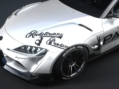 TOYOTA SUPRA A90 3D model