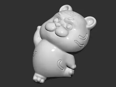 tiger cute 3D print model purchase