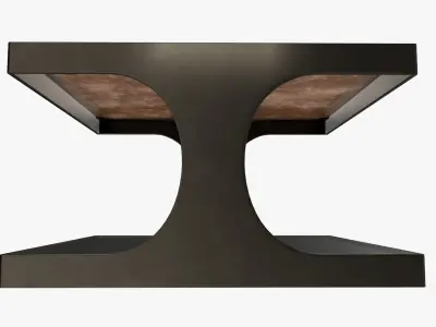 Coffee table modern 01 3D model