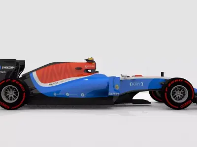 3D model of 2016 Manor Racing MRT05 3D model