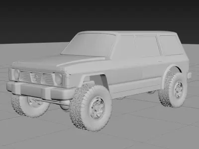Nissan patrol y60 3d model 3D model