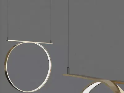 Lampadari pendant light hanging 3D model