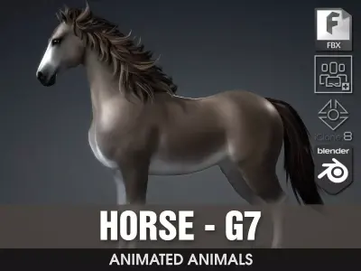 Horse-G7 3D model