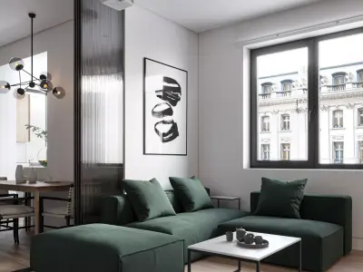 3Ds Max Corona Render Interior Scene  3D model