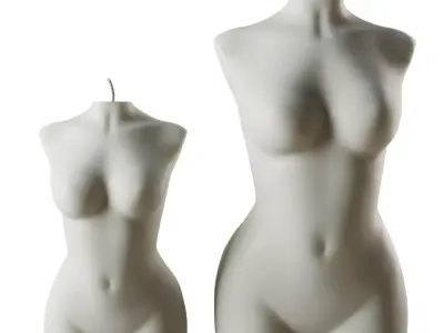 Candles The Hourglass Sisters 3D model