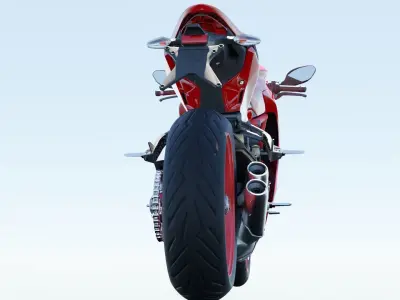 Motorcycle Low-poly 3D model by XPLO-Animation from CGTrader (Low-poly)