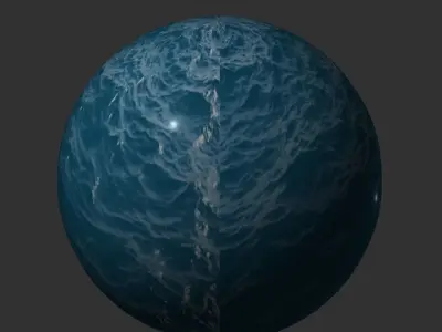 Water Material  Free 3D model