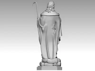 Jesus Christ - The Good Shepherd 3D print model